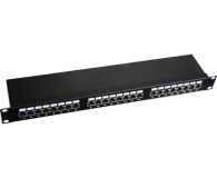 Patchpanel STP kat.6 19 cali 1U 24xRJ45 - 1463125 - zdjęcie 1